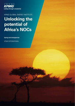 Unlocking the potential of Africa’s NOCs