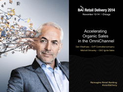 Accelerating Organic Sales in the OmniChannel – SVP Centralbancompany