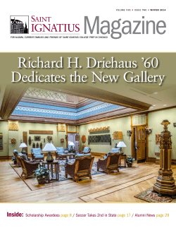 Magazine Richard H. Driehaus ’60 Dedicates the New Gallery