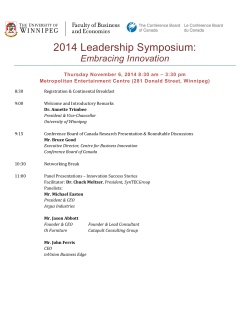 2014 Leadership Symposium:  Embracing Innovation