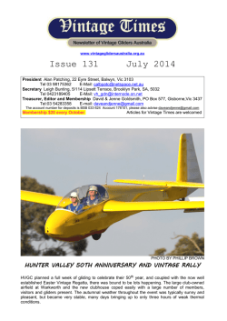 Issue 131     July 2014 President Secretary