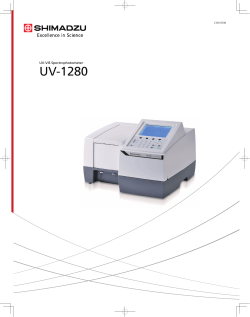 UV-1800 UV-1280 High Resolution