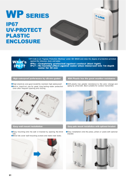WP SERIES IP67 UV-PROTECT