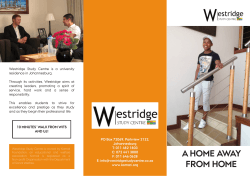 Westridge  Study  Centre  is  a ... residence in Johannesburg.