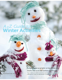 Winter Activities A Z
