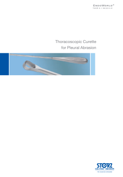 Thoracoscopic Curette for Pleural Abrasion
