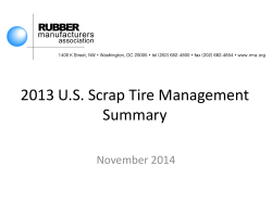 2013 U.S. Scrap Tire Management Summary November 2014