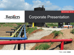 Corporate Presentation BNK November 2014