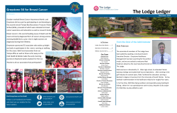 The Lodge Ledger Greystone 5K for Breast Cancer