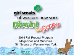 2014 Fall Product Program Magazines and Munchies