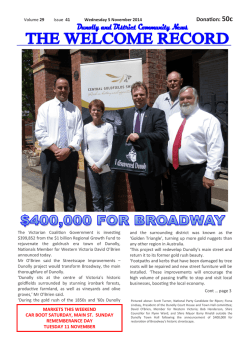 The Welcome Record Vol 29 Issue 41 5 November