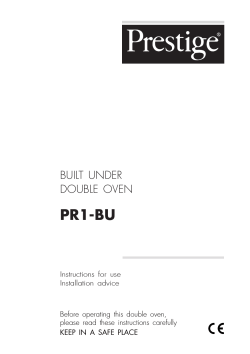 PR1-BU BUILT  UNDER DOUBLE  OVEN