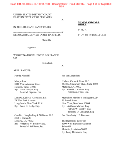 UNITED STATES DISTRICT COURT EASTERN DISTRICT OF NEW YORK -------------------------------------------------------------X