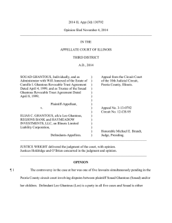 2014 IL App (3d) 130792  Opinion filed November 4, 2014 ______________________________________________________________________________