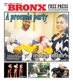 A preemie party BRONX Fiesta de infantes FREE PRESS