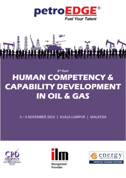 HUMAN COMPETENCY &amp; CAPABILITY DEVELOPMENT IN OIL &amp; GAS
