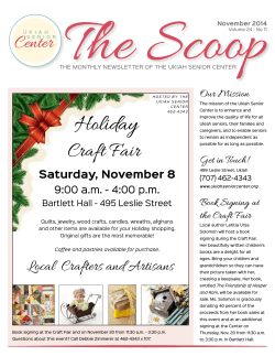 The Scoop Our Mission November 2014