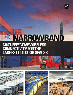 narrowband cost-effective wireless connectivitY for the largest outdoor spaces