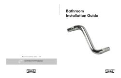 Bathroom Installation Guide If you have questions, give us a call!