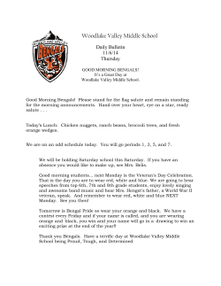 Woodlake Valley Middle School Daily Bulletin 11/6/14