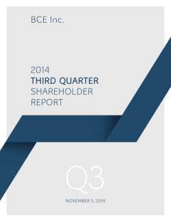 Q3 bCe Inc. 2014 Shareholder