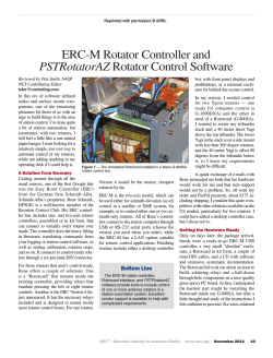 ERC-M Rotator Controller and Rotator Control Software PSTRotatorAZ