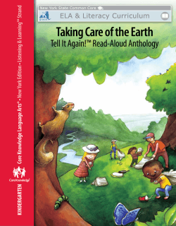 Taking Care of the Earth Tell It Again!™ Read-Aloud Anthology • ts®