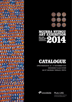 2014 cataloguE Ngurra NyiNgu art ExhibitioN