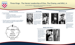 Three Kings:  The Heroic Leadership of Elvis, The Champ,...  Muhammad Ali Elvis Presley
