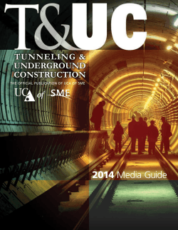 2014 THE OFFICIAL PUBLICATION OF UCA OF SME