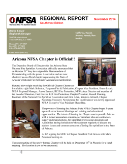 REGIONAL REPORT  November 2014 Southwest Edition