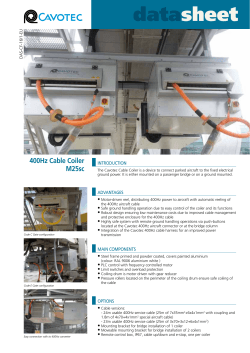 400Hz Cable Coiler M25sc INTRODUCTION DAS-CF-16/1-EU