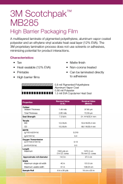 3M Scotchpak  MB285 High Barrier Packaging Film