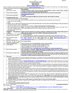 -: vi :- DEF-015 Indian Oil Corporation Limited