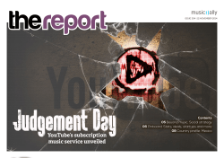 the report Judgement Day YouTube’s subscription