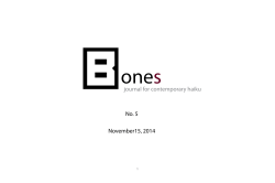 one s No. 5 November15, 2014