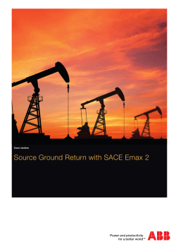 Source Ground Return with SACE Emax 2 Case studies
