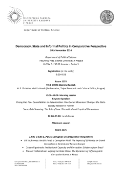 Democracy, State and Informal Politics in Comparative Perspective