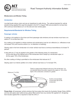 Road Transport Authority Information Bulletin