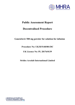 Public Assessment Report Decentralised Procedure