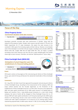 Morning Express Focus of the Day  China Property Sector