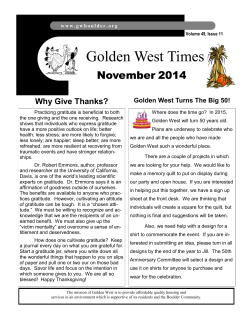 Golden West Times November 2014
