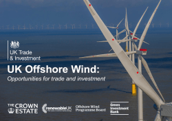UK Offshore Wind: Opportunities for trade and investment