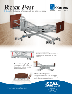 Rexx Fast Q-Series low-bed design advantages with fast-rising technology.