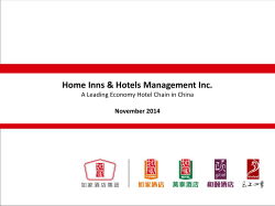 Home Inns &amp; Hotels Management Inc. November 2014