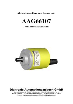 AAG66107 Digitronic Automationsanlagen GmbH Absolute multiturn rotation encoder