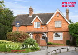 Lady Peek House Cranleigh • Surrey