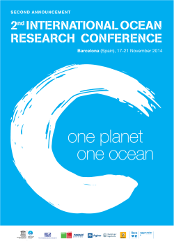 one planet one ocean 2 INTERNATIONAL OCEAN