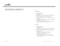 REFERENCE PROJECTS Al-Mousel 