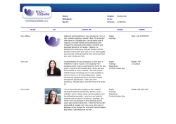 Name: Region: Birthplace: A rea: